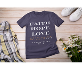 Faith Hope Love Adult T-Shirt