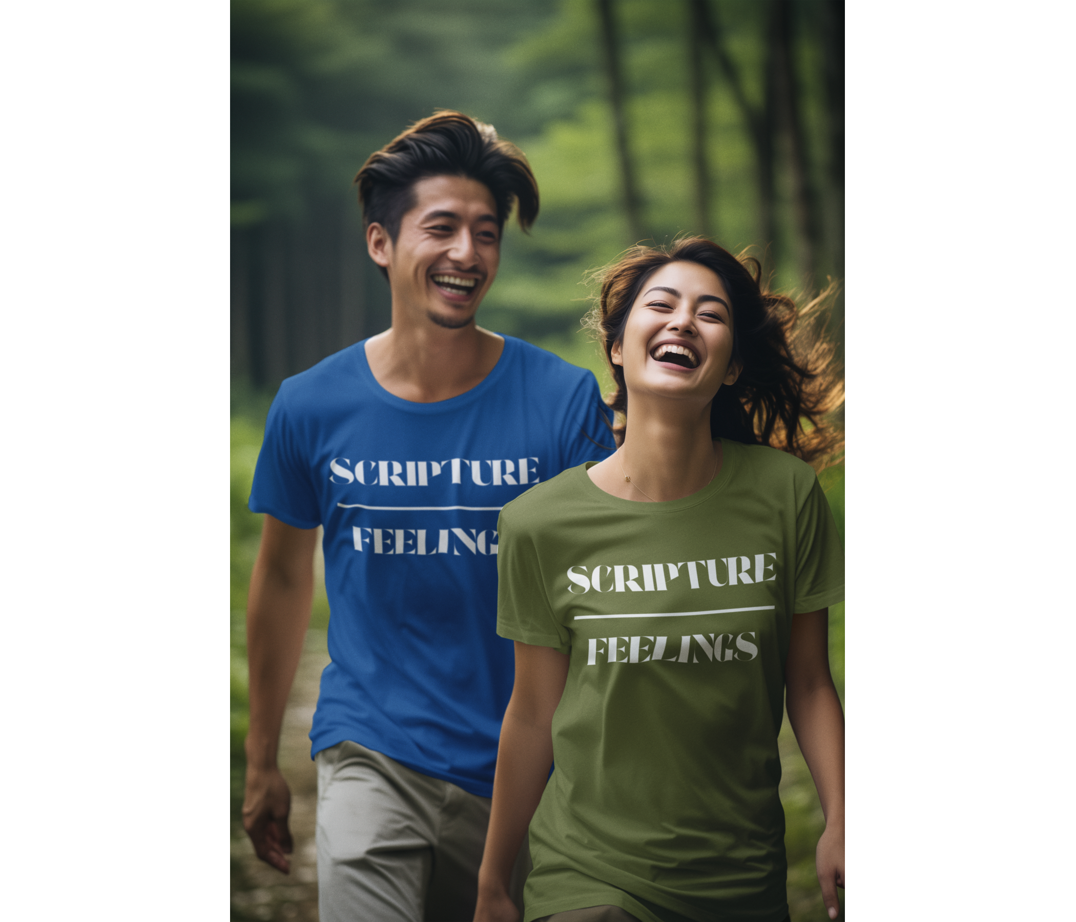 Scripture Over Feelings Adult T-Shirt