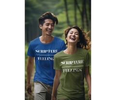 Scripture Over Feelings Adult T-Shirt