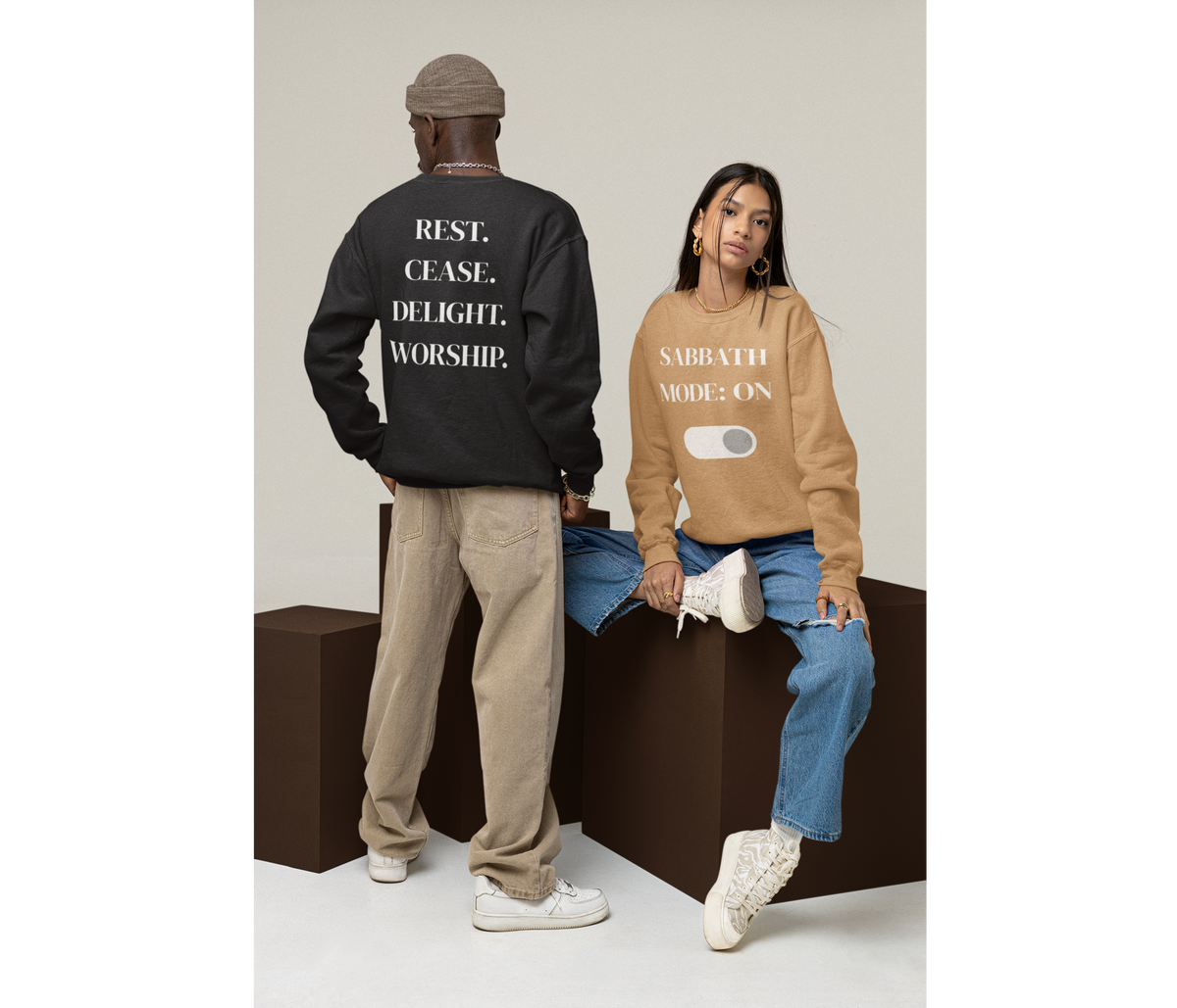 Sabbath Mode On Adult Sweatshirt