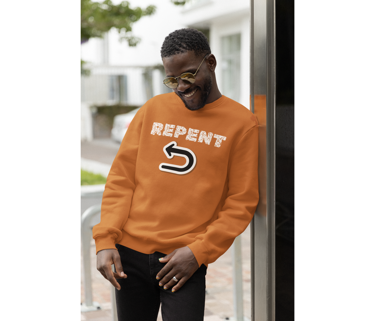 Repent / The Kingdom of Heaven Adult Sweatshirt