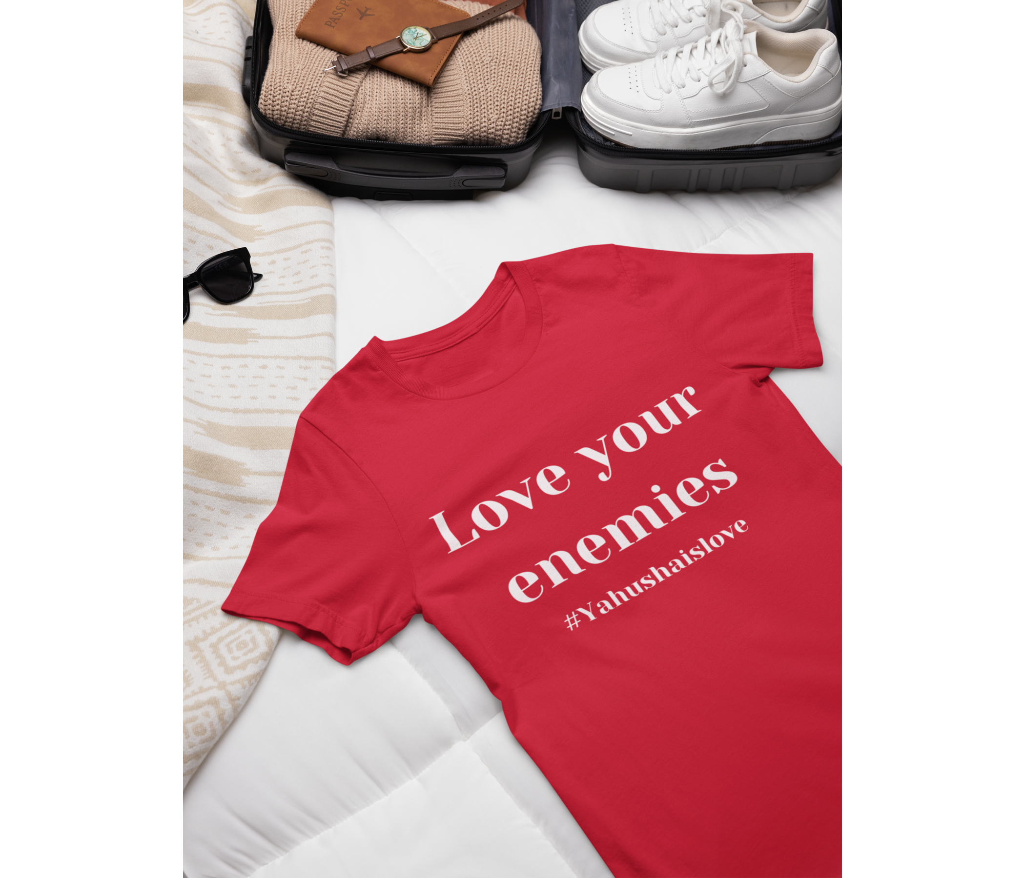 Love Your Enemies Adult T-Shirt