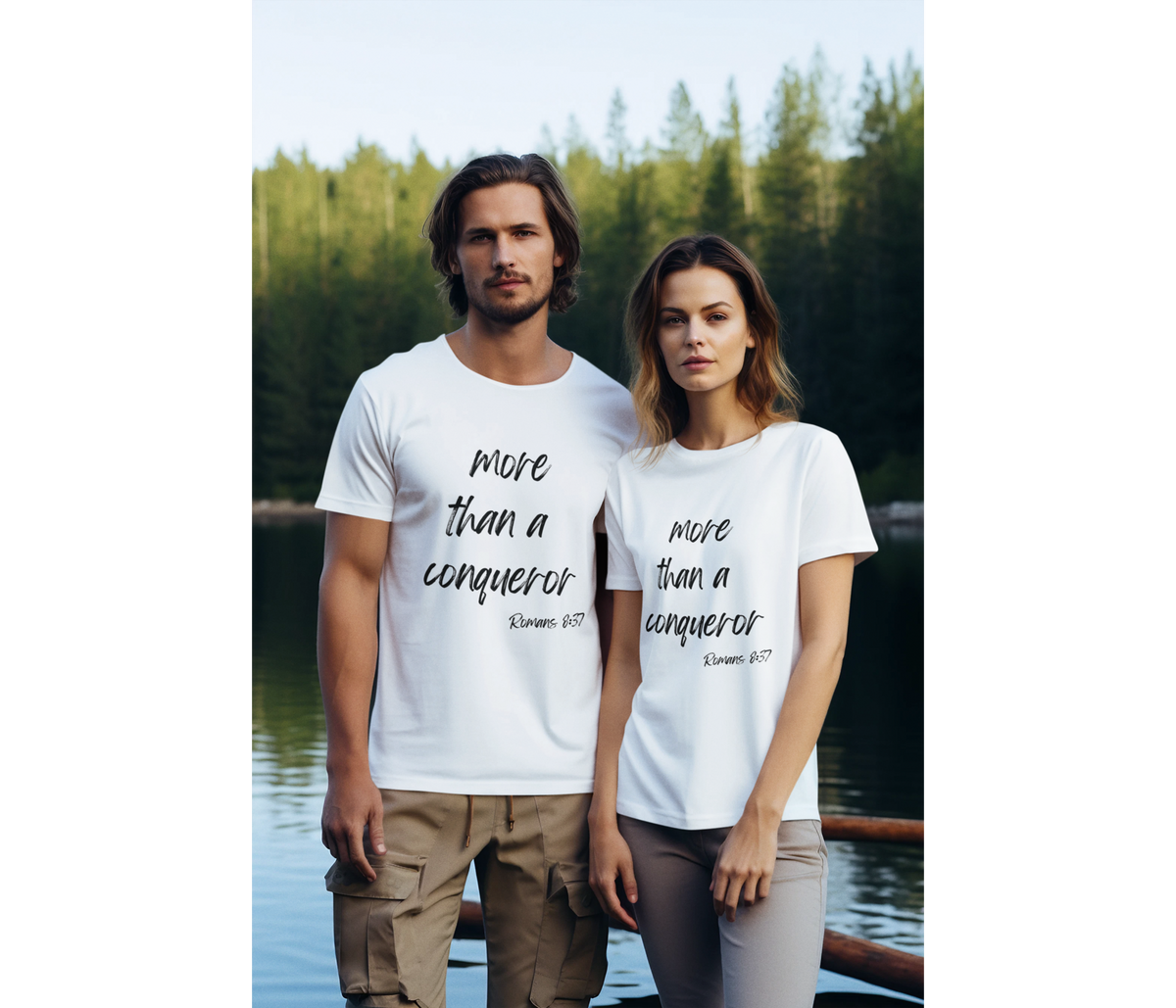 More Than a Conqueror Adult T-Shirt