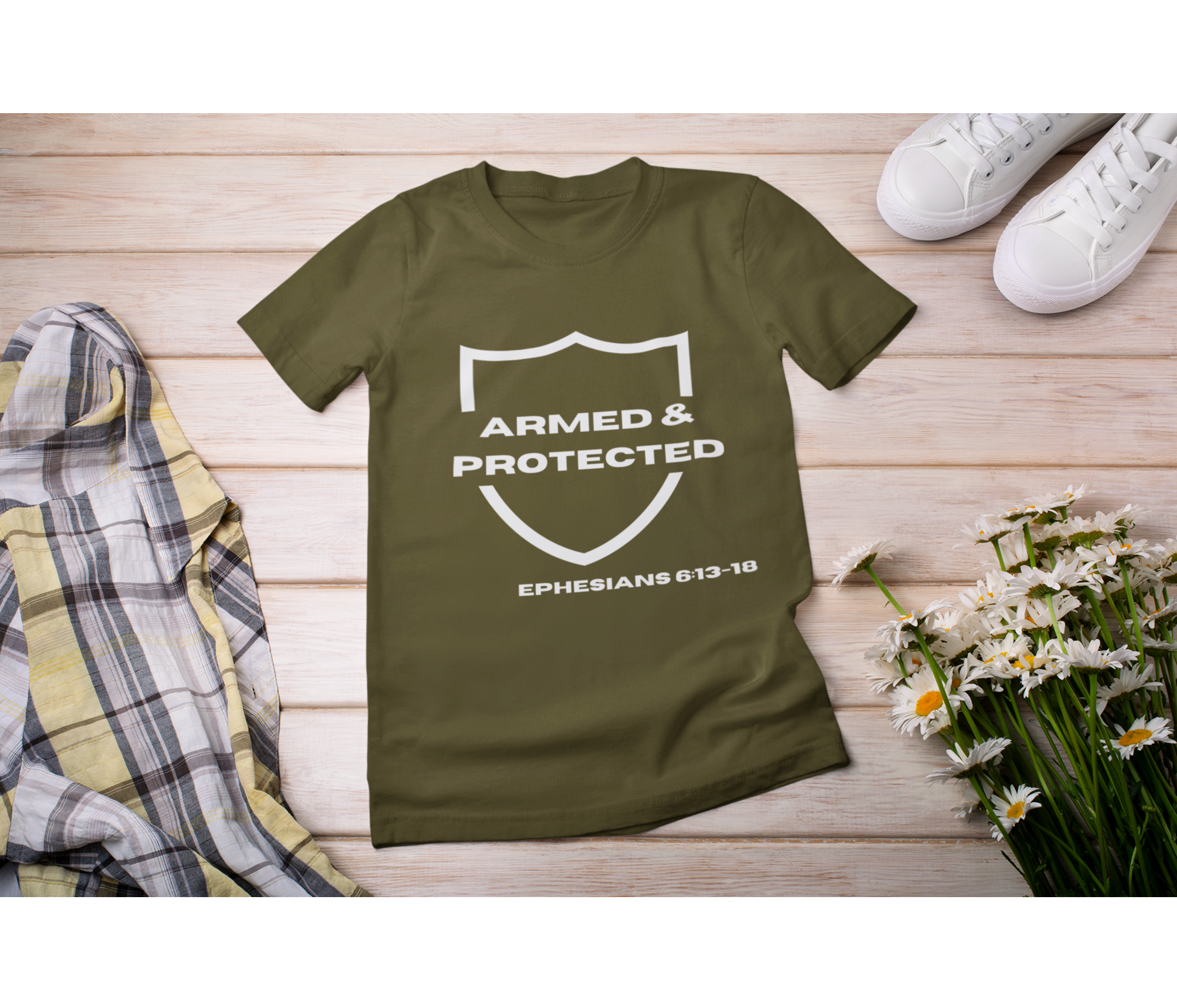 Armed & Protected Adult T-Shirt