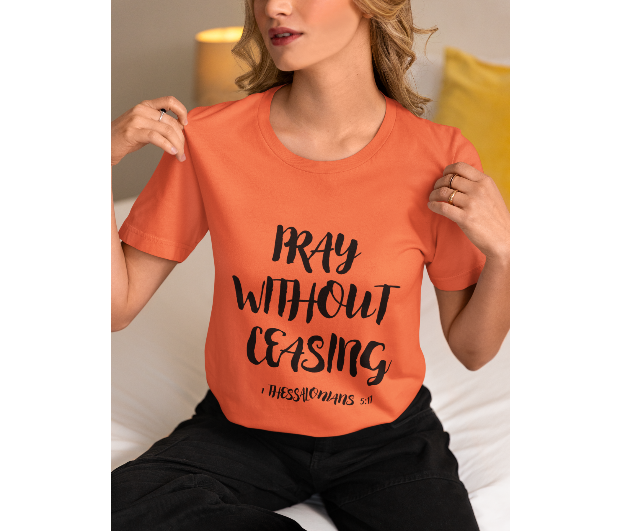 Pray Without Ceasing Adult T-Shirt
