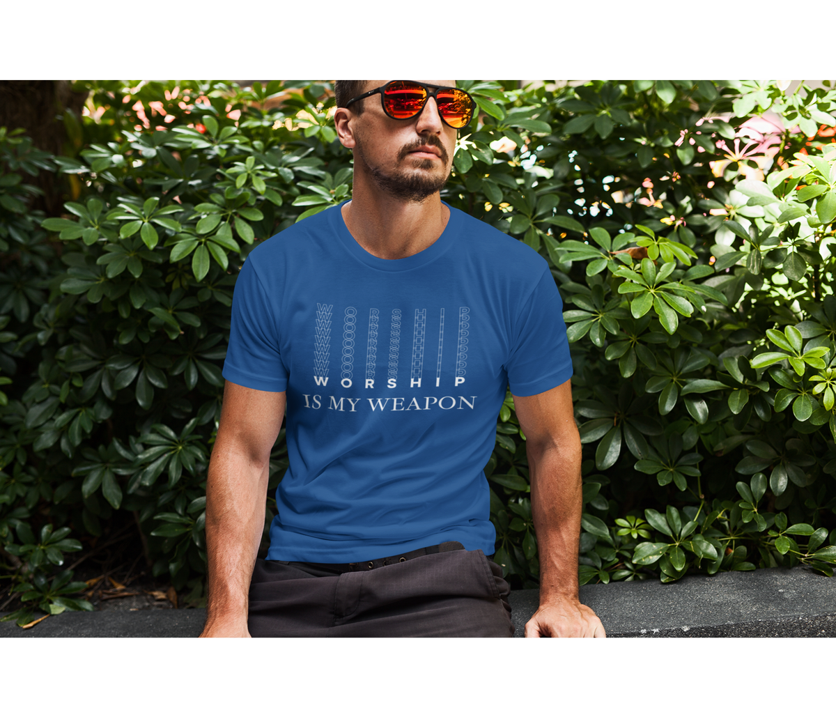 Worship Is My Weapon Adult T-Shirt