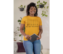 Worship Is My Weapon Adult T-Shirt