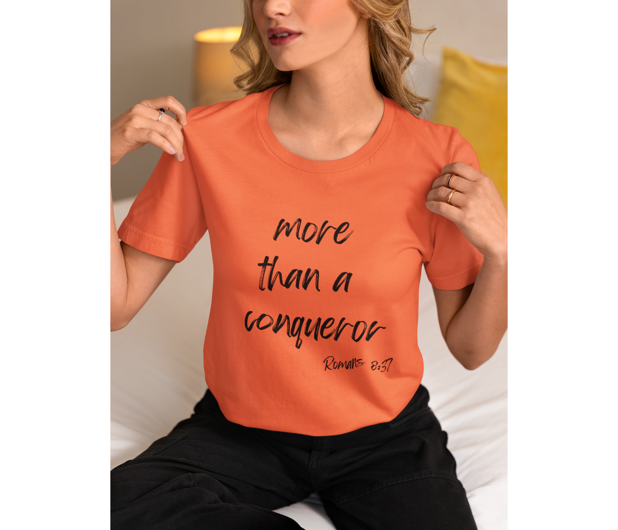 More Than a Conqueror Adult T-Shirt
